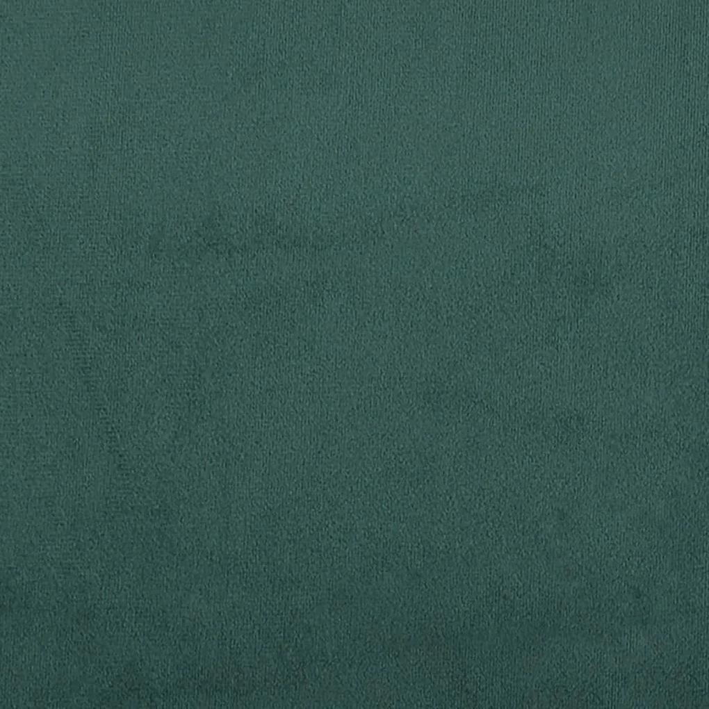 Πολυθρόνα Σκούρο Πράσινο Βελούδινη με Μαξιλάρι - Πράσινο