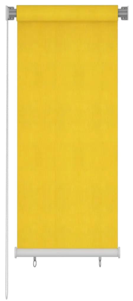 Στόρι Σκίασης Ρόλερ Εξωτερικού Χώρου Κίτρινο 60 x 140 εκ. HDPE