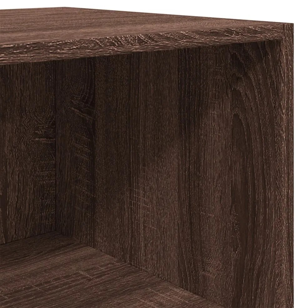 vidaXL Ντουλάπι Καφέ Δρυς 40x41x185 εκ. Επεξεργασμένο Ξύλο