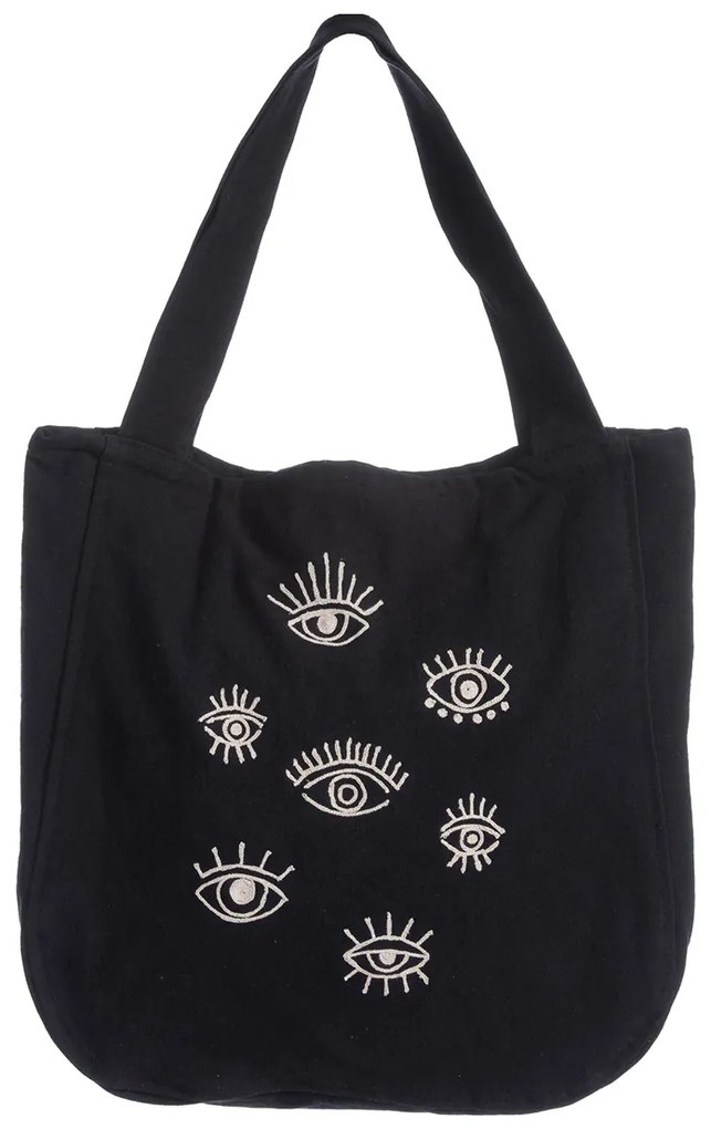 Τσάντα Θαλάσσης (45x45) Nef-Nef Homeware Eyes On Me Black