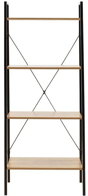 ΒΙΒΛΙΟΘΗΚΗ- ΡΑΦΙΕΡΑ RAMON PAKOWORLD ΦΥΣΙΚΟ-ΜΑΥΡΟ 60X23X145,5ΕΚ