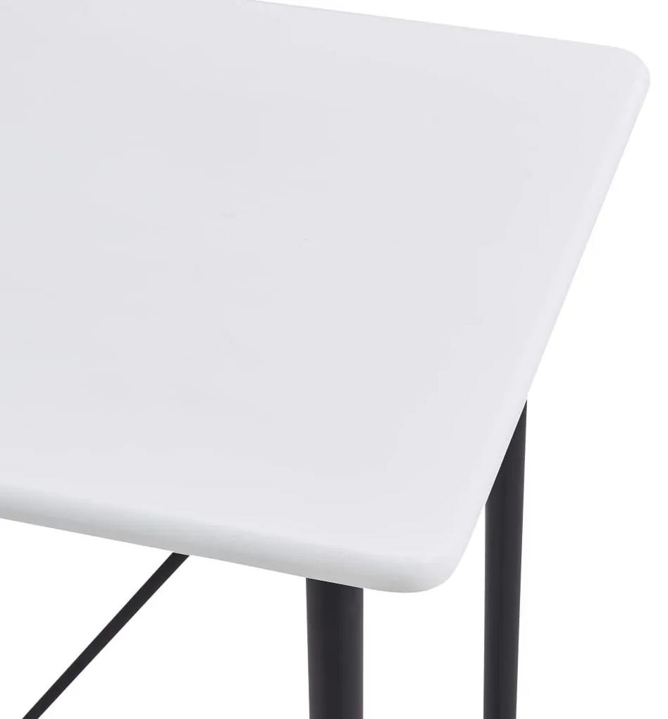 Τραπέζι Μπαρ Λευκό 120 x 60 x 110 εκ. από MDF - Λευκό