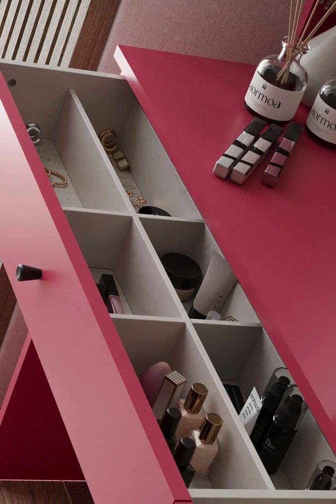 Make-Up Table Harmony 2 Round - Raspberry Raspberry