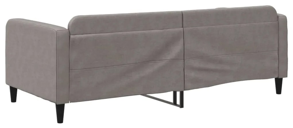 vidaXL Καναπές Κρεβάτι Taupe 90 x 200 εκ. Υφασμάτινος