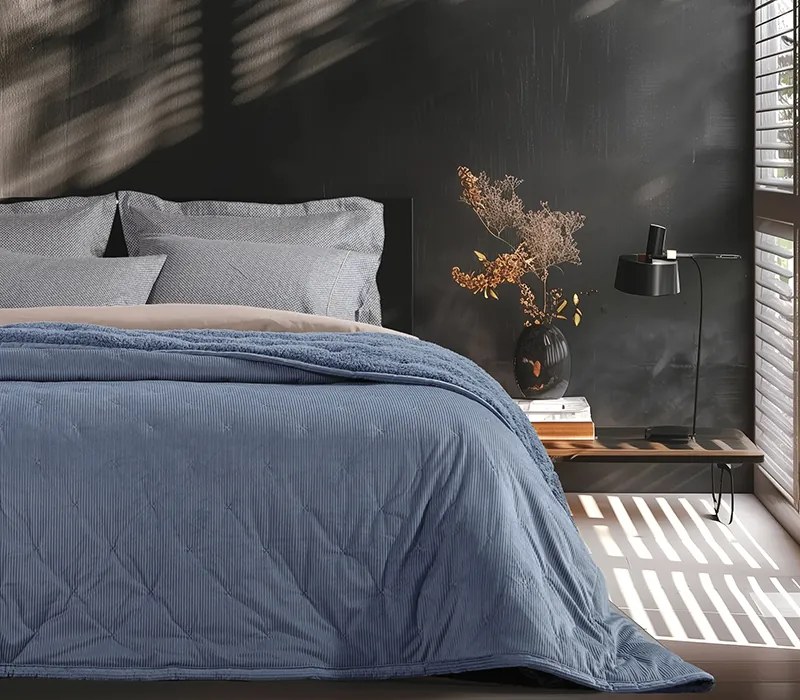 Κουβερλι King Size New Kotler Denim 270X280 Nef-Nef Homeware