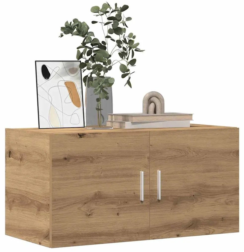vidaXL Ντουλάπι Τοίχου Αρτισιανή Δρυς 80x39x40 εκ. Επεξεργασμένο Ξύλο