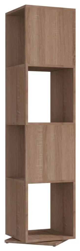 vidaXL Ντουλάπι Περιστρ. Sonoma Δρυς 34,5x34,5x147,5 εκ. Μοριοσανίδα