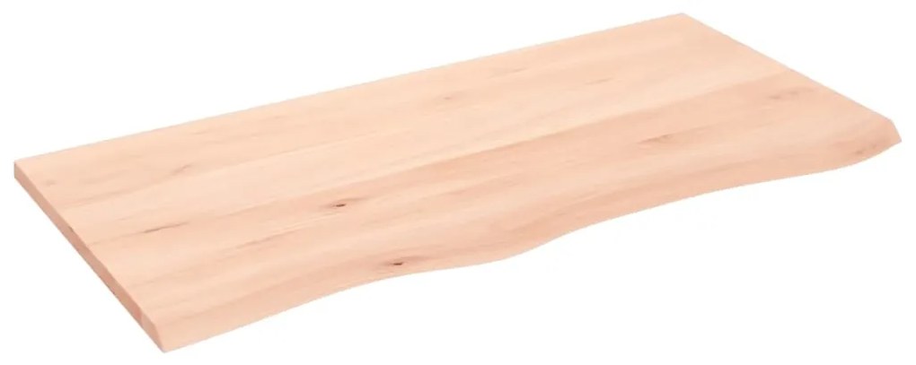 vidaXL Επιφάνεια Τραπεζιού 100 x 50 x 2εκ Ακατέργαστο Μασίφ Ξύλο Δρυός