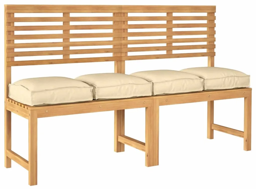 vidaXL Μαξιλάρι παλέτας για κάθισμα 4 pcs Μπεζ 40 x 40 x 8 εκ.
