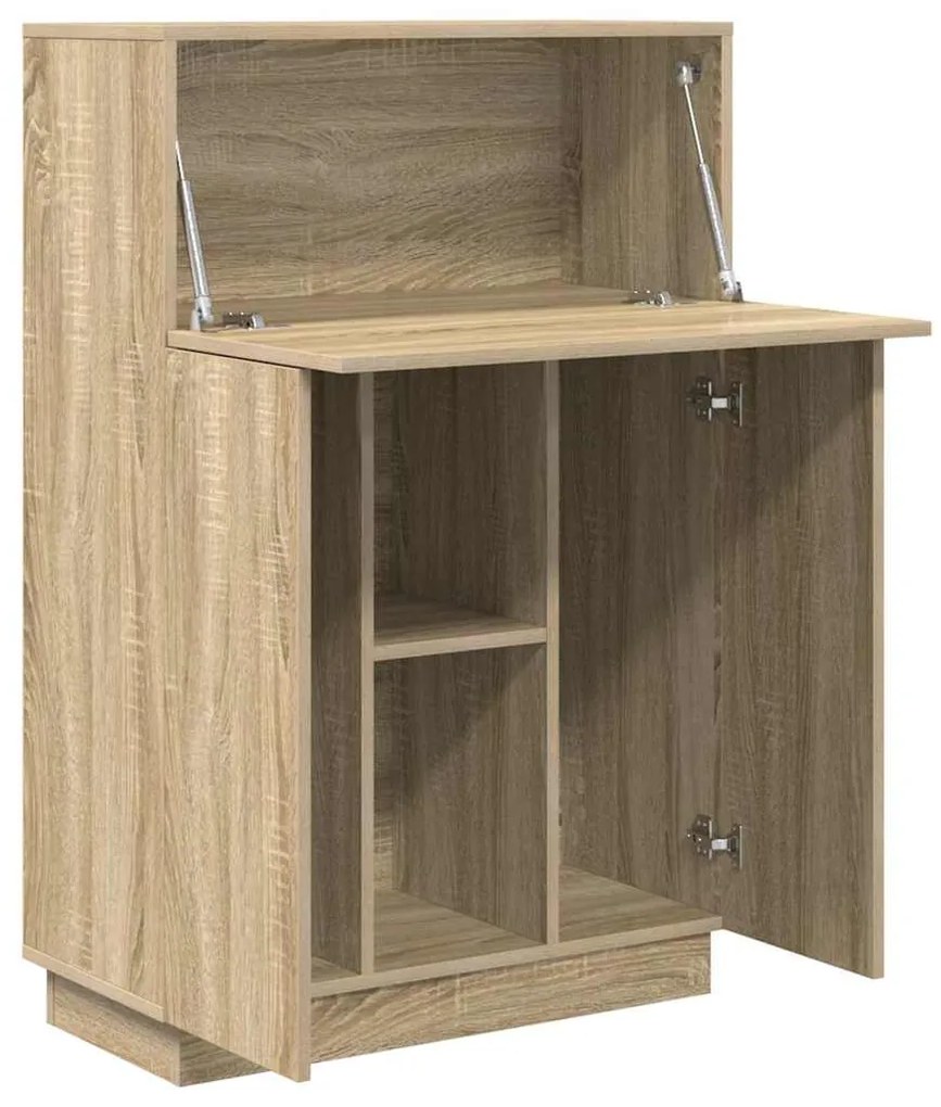 vidaXL Γραφείο Sonoma Δρυς 71.5 x 31.5 x 106.5 εκ Επεξεργασμένο ξύλο
