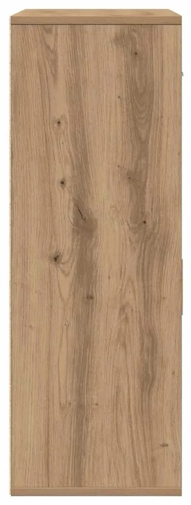 vidaXL Πλαϊνό γραφείο artisan δρυς 79 x 38 x 80 εκ. Επεξεργασμένο ξύλο