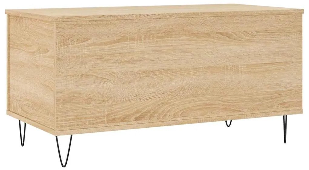 vidaXL Τραπεζάκι Σαλονιού Sonoma Δρυς 90x44,5x45εκ. Επεξεργασμένο Ξύλο