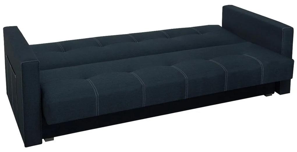 Καναπές κρεβάτι Edinburg 104, Αριθμός θέσεων: 3, Αποθηκευτικός χώρος, 94x204x89cm, 64 kg, Πόδια: Πλαστική ύλη | Epipla1.gr