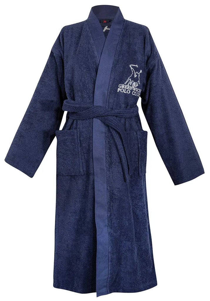 Μπουρνούζι Greenwich Polo Club Essential 3212 Royal Blue Μπλε Large