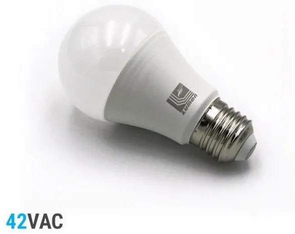 Λάμπα LED Αχλάδι Ε27 6W 42VAC Θερμό 3000Κ 13-2725600 Lumen 13-2725600