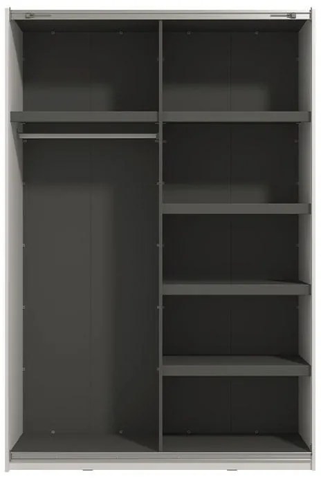 Ντουλάπα Gard 150 Λευκό 146x61x218 εκ. 146x61x218 εκ.