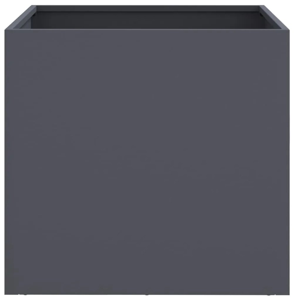 Ζαρντινιέρα Ανθρακί 49x47x46 εκ. από Χάλυβα Ψυχρής Έλασης - Ανθρακί