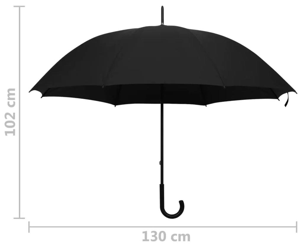 Ομπρέλα Μαύρη 130 εκ. - Μαύρο