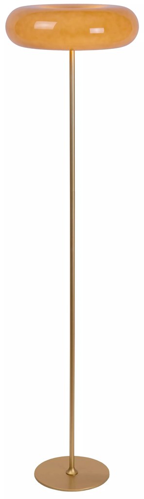 Φωτιστικό Επιδαπέδιο Lucide 10725-01-41 SENTINO Τοπέ (Taupe)|Χρυσό Χρώμα (Gold Coloured)