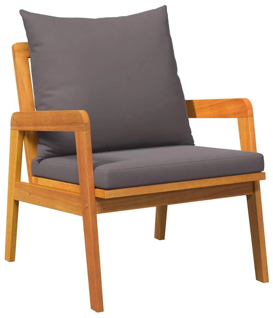 vidaXL Σετ μπιστρό Καφέ 45 x 45 x 38 εκ. Μασίφ ξύλο ακακίας