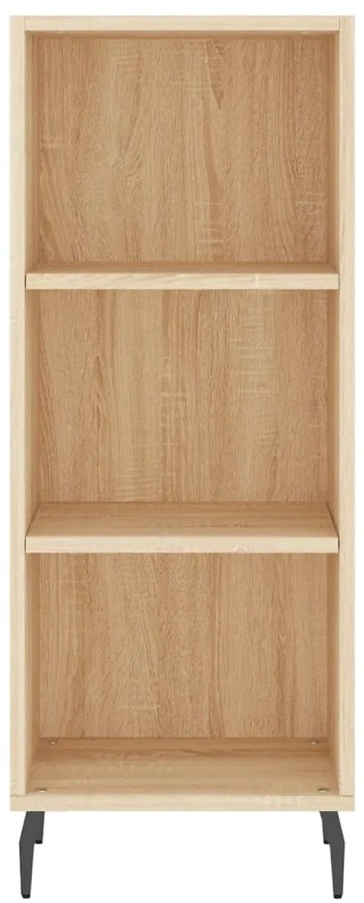 vidaXL Μπουφές Sonoma δρυς 34,5 x 34 x 180 εκ. από Επεξεργασμένο Ξύλο
