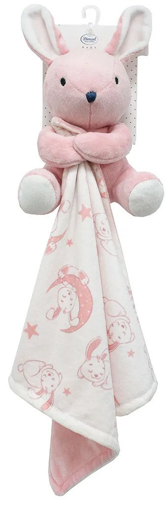 Πανάκι Παρηγοριάς Dimcol Bunny 14 Pink