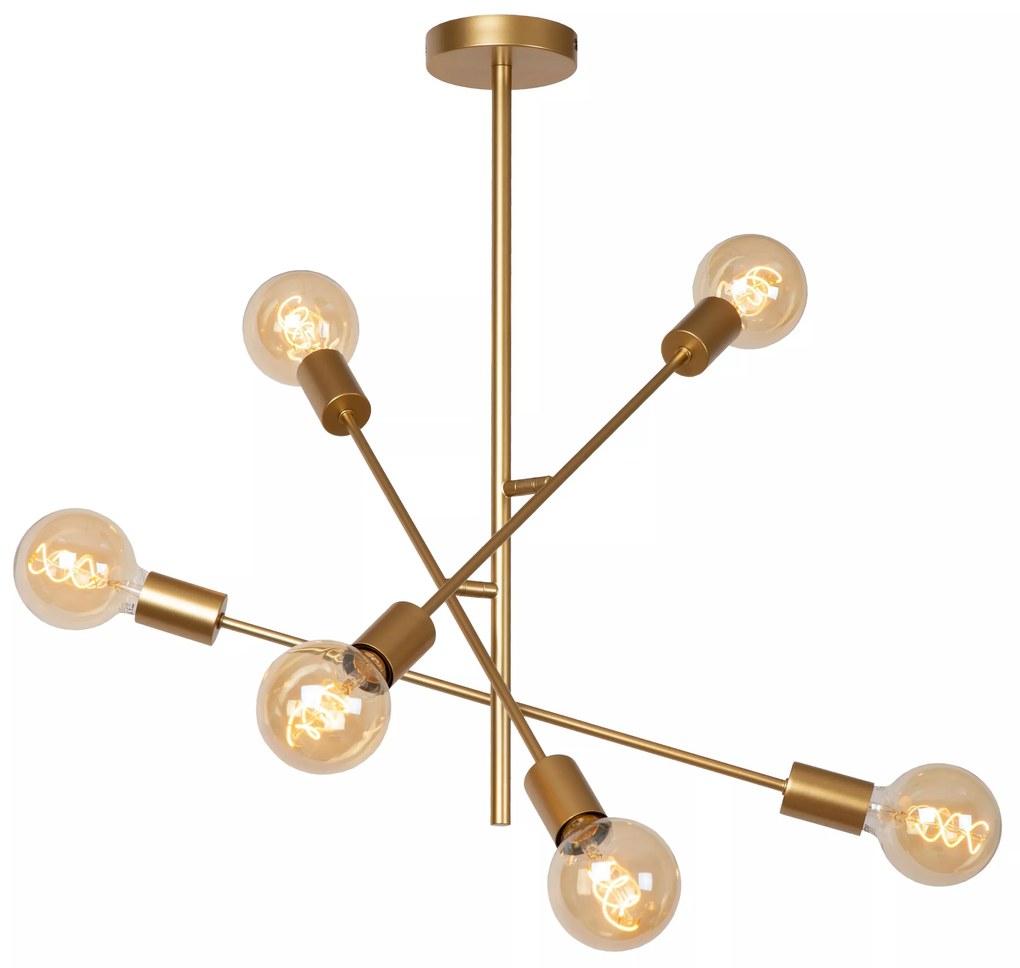 Φωτιστικό Οροφής Lucide 21119-06-02 LESTER Χρυσό Χρώμα (Gold Coloured)