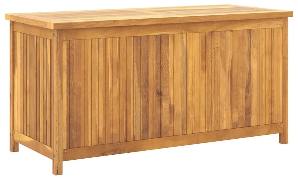 vidaXL Μπαούλο Κήπου 114 x 50 x 58 εκ. από Μασίφ Ξύλο Teak