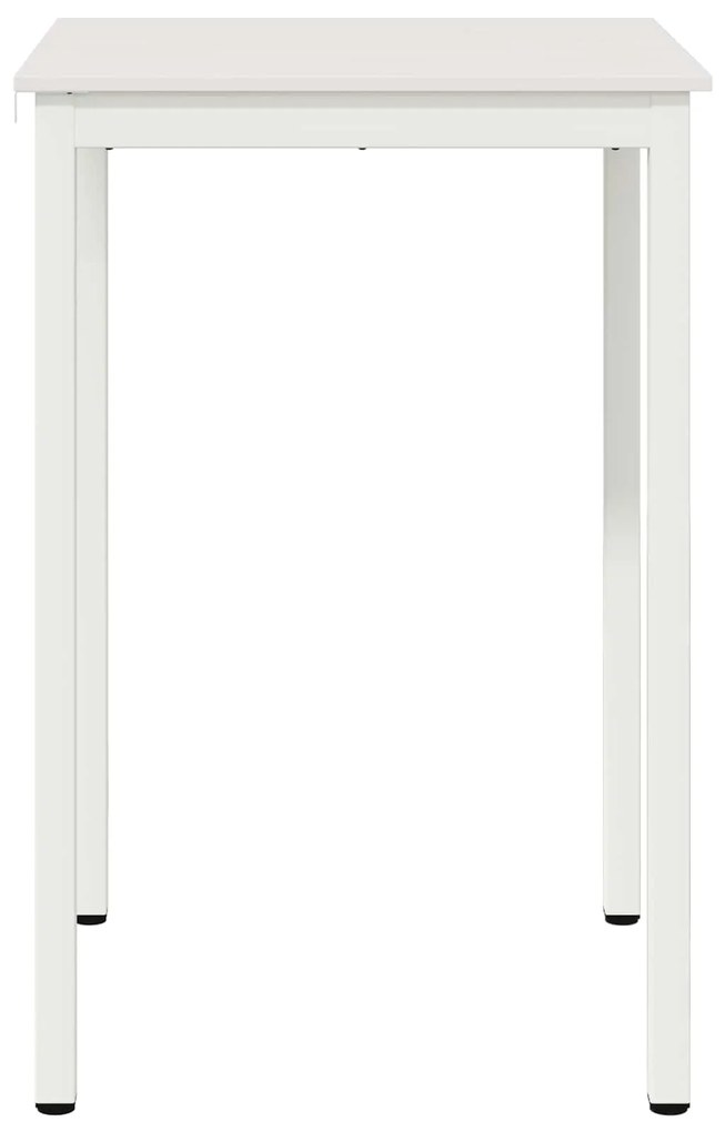 vidaXL Τραπέζι μπαρ Λευκό 110 x 55 x 105 εκ. Στερεά ξυλεία πεύκου