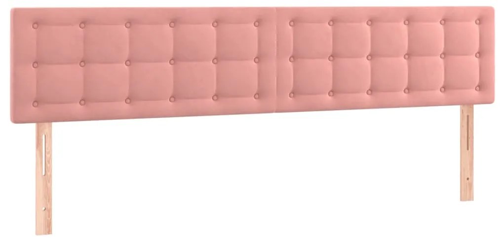 ΚΡΕΒΑΤΙ BOXSPRING ΜΕ ΣΤΡΩΜΑ ΡΟΖ 160X200 ΕΚ. ΒΕΛΟΥΔΙΝΟ 3127744