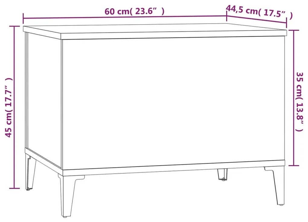 ΤΡΑΠΕΖΑΚΙ ΣΑΛΟΝΙΟΥ ΚΑΠΝΙΣΤΗ ΔΡΥΣ 60X44,5X45 ΕΚ. ΕΠΕΞ. ΞΥΛΟ 819577