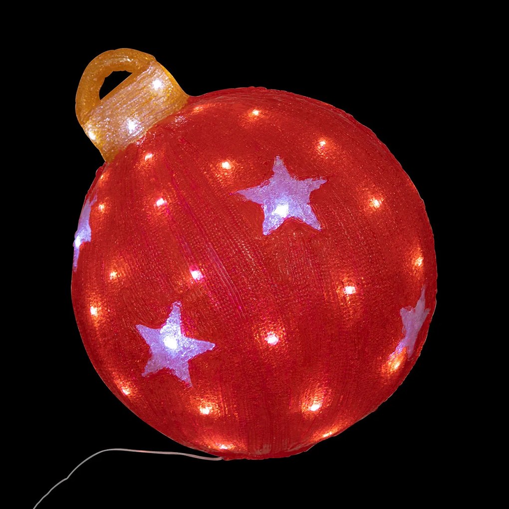 Χριστουγεννιάτικο Ηλιακό Διακοσμητικό Με Led &amp; 8 Προγράμματα (Φ34x37) F-R 199853