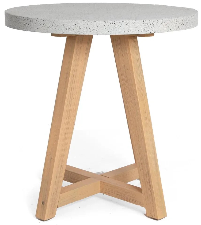 Τραπέζι Bistro Noria Terazzo Grey Black (70x70x75) Soulworks 0800020