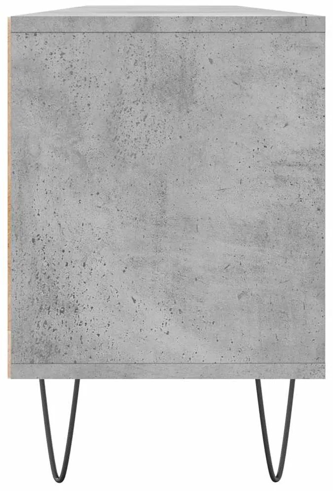 vidaXL Έπιπλο Τηλεόρασης Γκρι Σκυρ. 150x30x44,5 εκ. Επεξ. Ξύλο