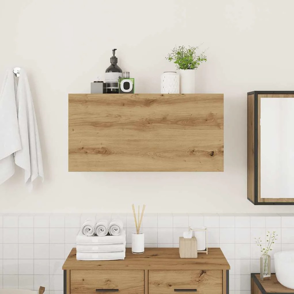 vidaXL Ντουλάπι τοίχου μπάνιου Artisan Oak Κατασκευασμένο ξύλο