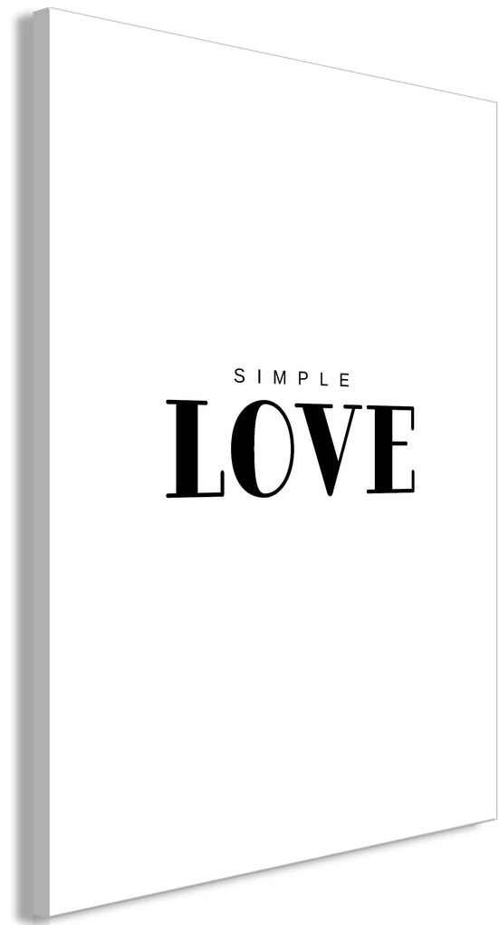 Πίνακας - Simple Love (1 Part) Vertical - 60x90