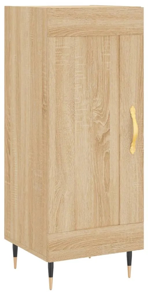vidaXL Ντουλάπι Sonoma Δρυς 34,5x34x90 εκ. από Επεξεργασμένο Ξύλο