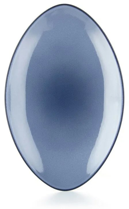 EQUINOXE CIRRUS BLUE OVAL PLATE 35CM ΣΕΤ 4τμχ - Espiel