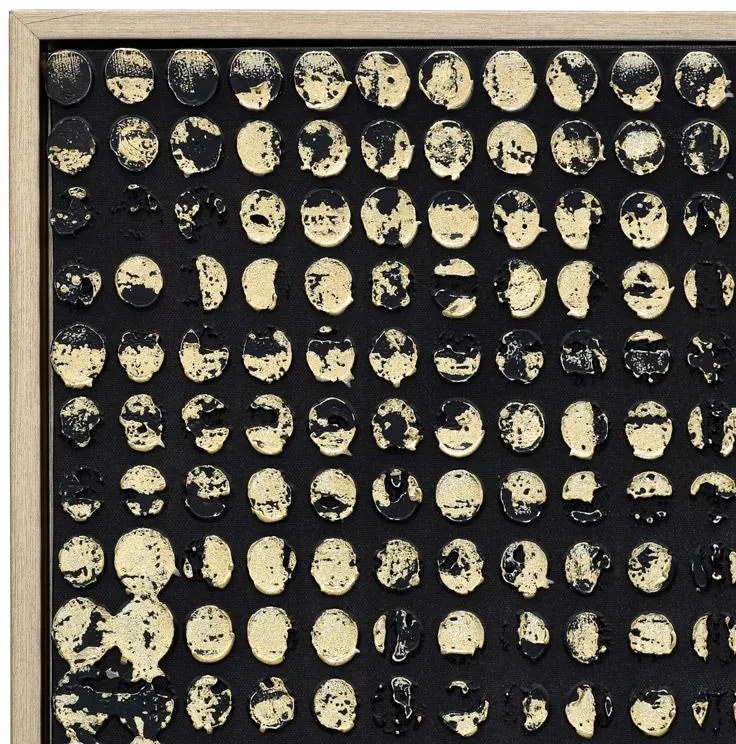 Πίνακας σε Καμβά FL247328 Fylliana με Πλαστικό Πλαίσιο σε Χρυσό και Μαύρο 80x4x120εκ.