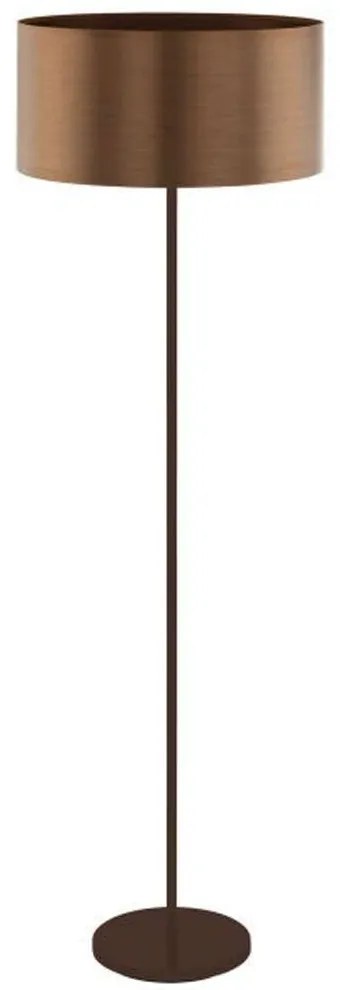 Φωτιστικό Δαπέδου 39358 Saganto E27/1 Bronze-Brown Eglo Metal, Plastic