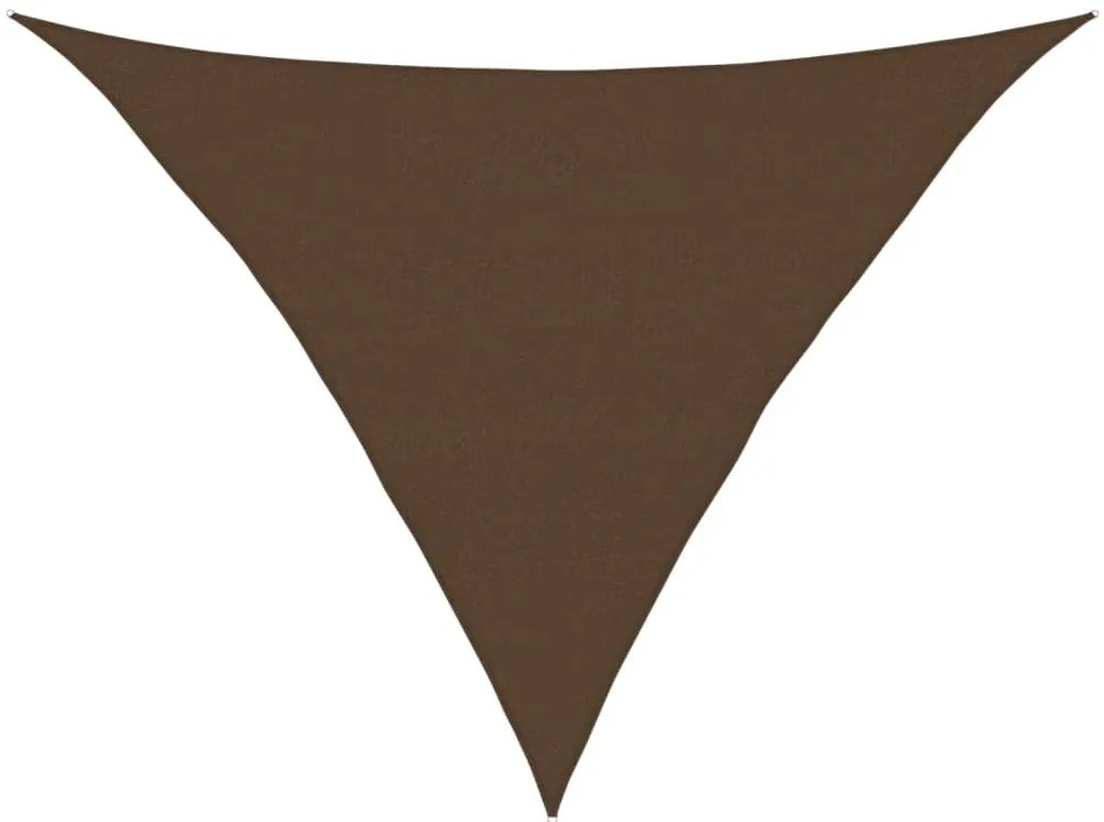 vidaXL Πανί Σκίασης Καφέ 5 x 5 x 6 μ. από HDPE 160 γρ./μ²