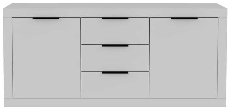 Μπουφές Doha pakoworld σε λευκή απόχρωση 180x45x80.5εκ