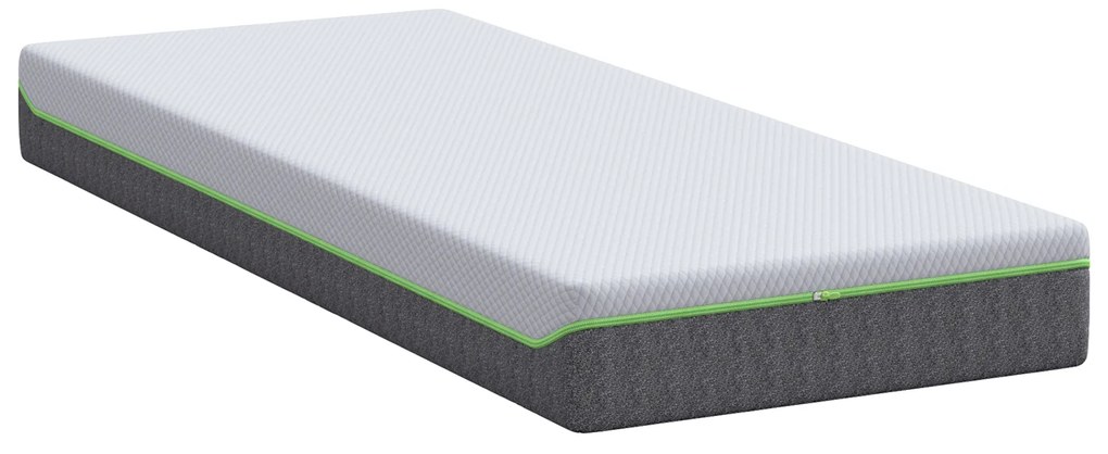 vidaXL Στρώμα Λευκό, Γκρι 70 x 200 cm Pěna