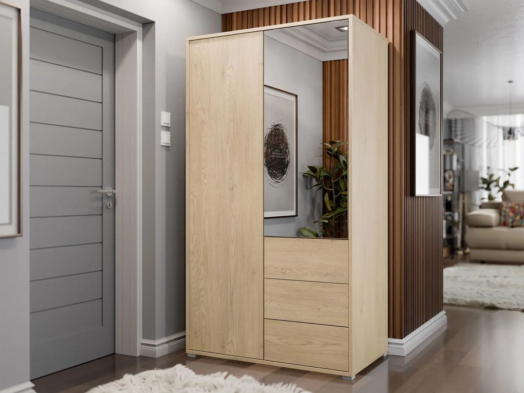 Γκαρνταρόμπα Gesita 2D3S-Φυσικό