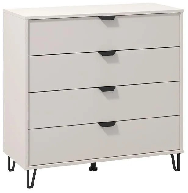 Chest of drawers Lucca 4F Cashmere 93x40x90 cm