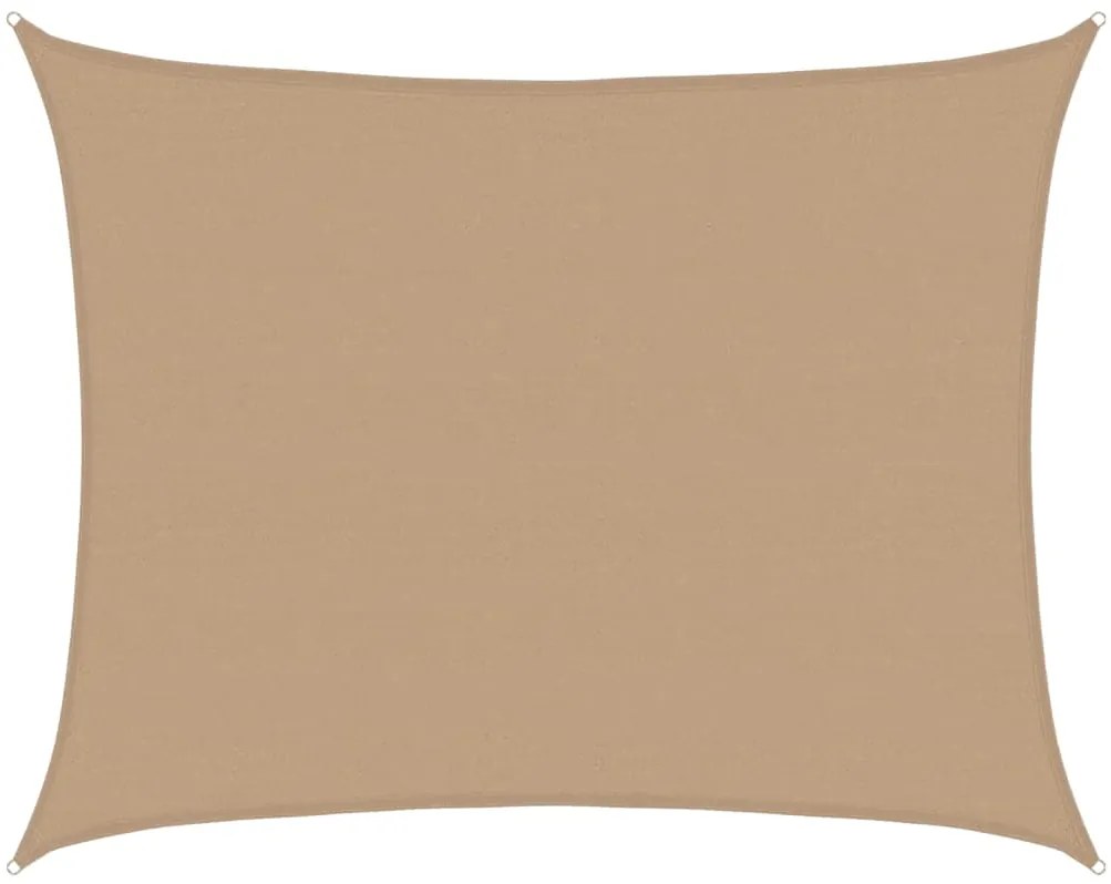vidaXL Πανί Σκίασης Taupe 6x8 μ. από HDPE 160 γρ./μ²