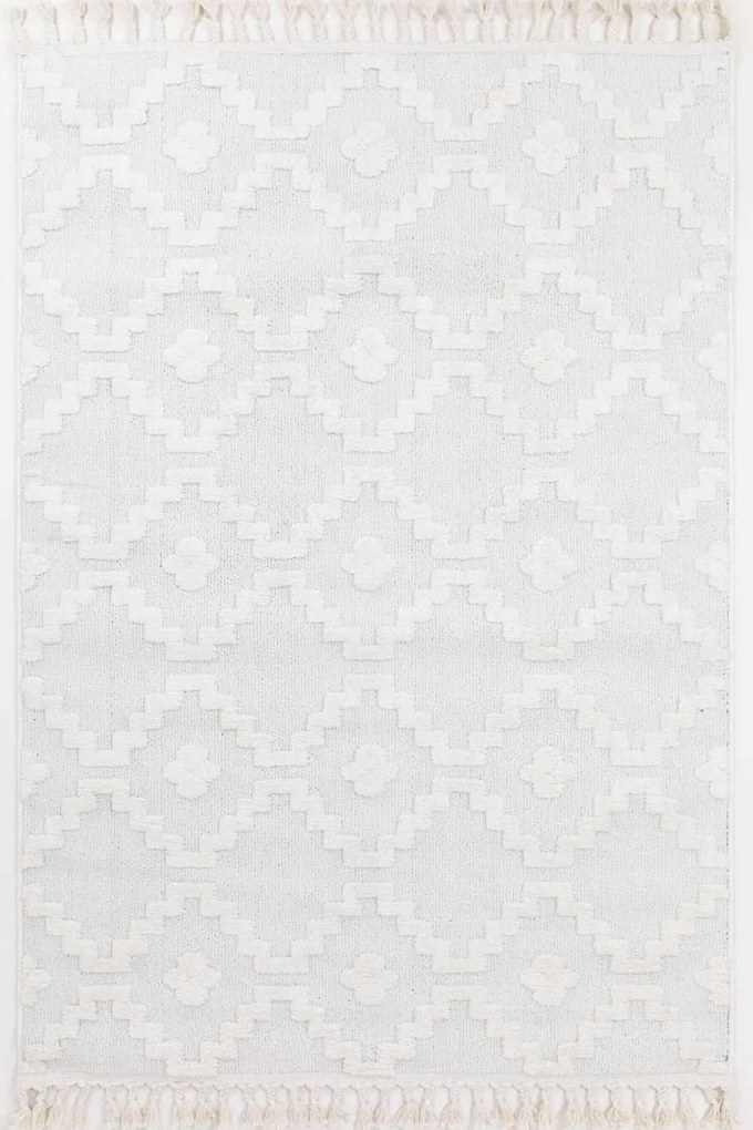 Σετ Χαλιά Κρεβατοκάμαρας 3Τμχ. Perla D059A1A Cream Ezzo ΣΕΤ (2 66x140 &amp; 66x220) Polyester