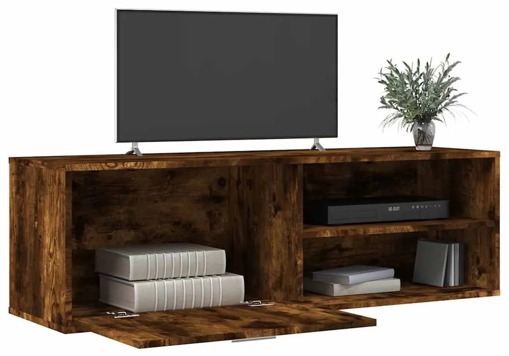 vidaXL Έπιπλο Τηλεόρασης Καπνιστή Δρυς 120x34x37 εκ. Επεξ. Ξύλο