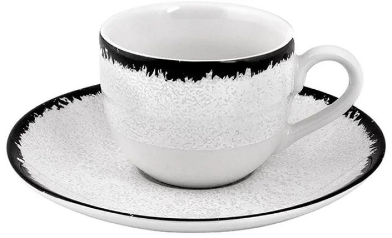 Φλυτζάνια Espresso 90ml (Σετ 6τμχ) Oriana Ferelli Moon Shade White 18274-63