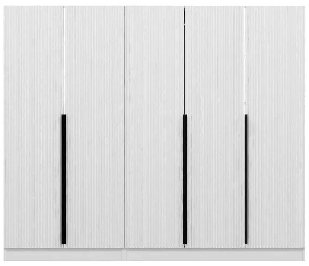 Ντουλάπα Πεντάφυλλη Kale Plus 506MNR2604 225x52x210cm White Five Door